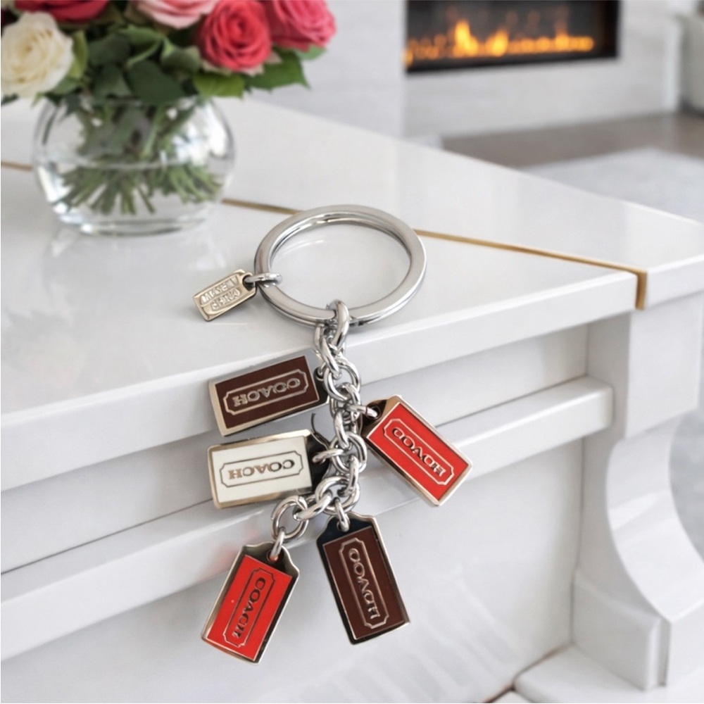 Coach cluster keychain